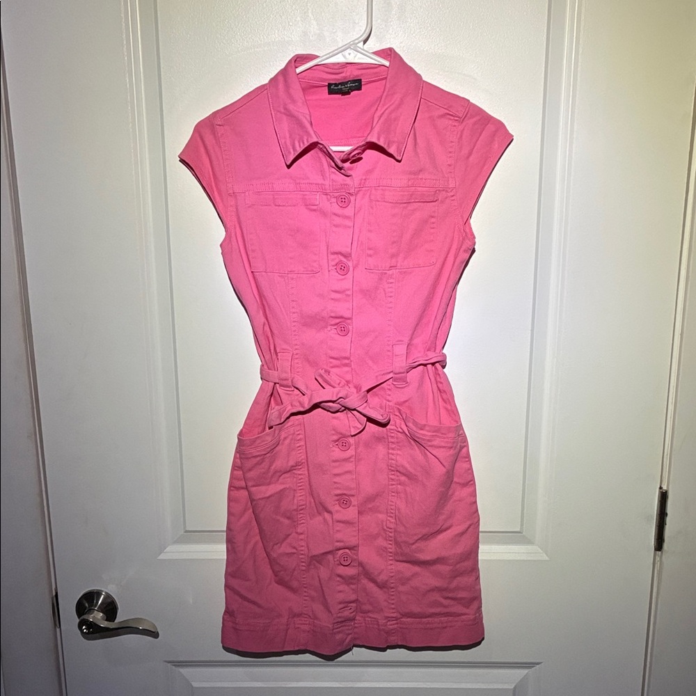 Elegant Pink Mini Dress